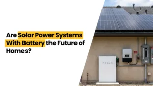 solar power system with battery